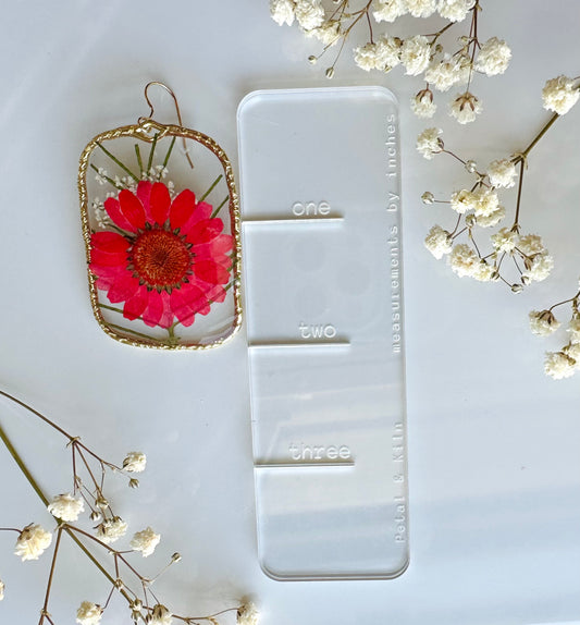 Red Daisy Statement Dangles