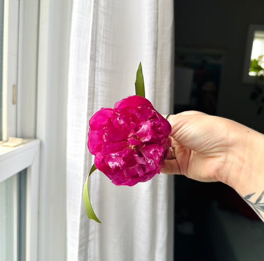 Peony Ornament