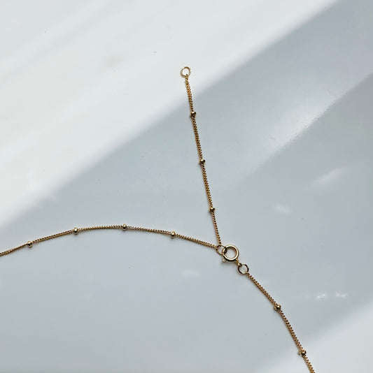 Pink Heart Satellite Necklace