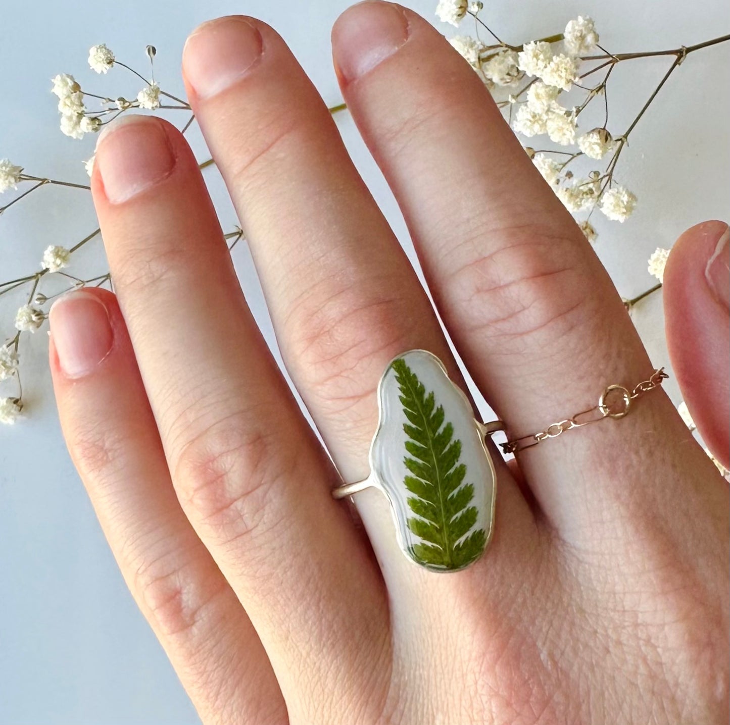Fern Ring, Size 9.5
