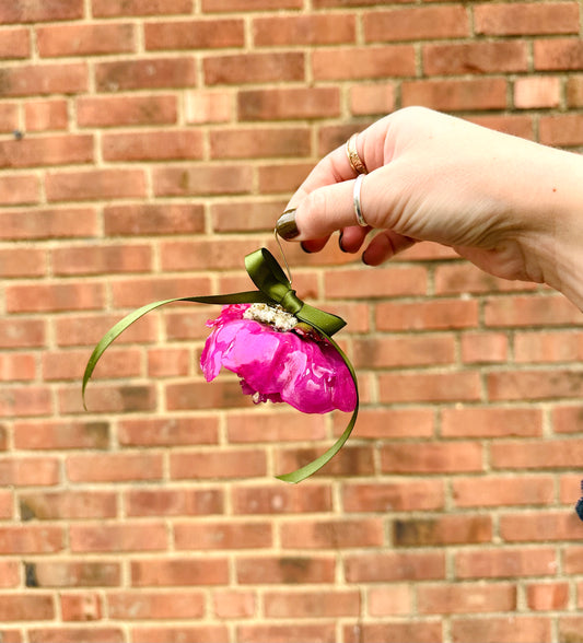 Peony Ornament