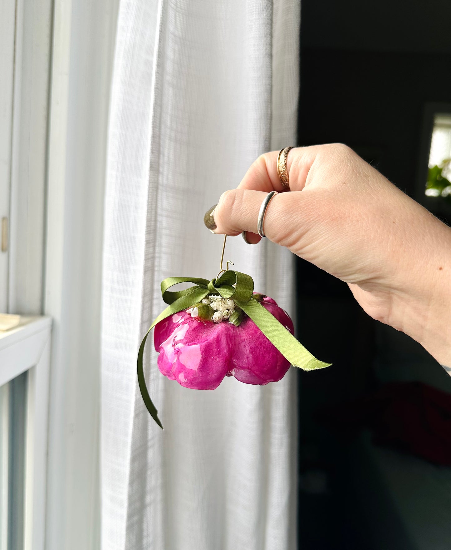 Peony Ornament