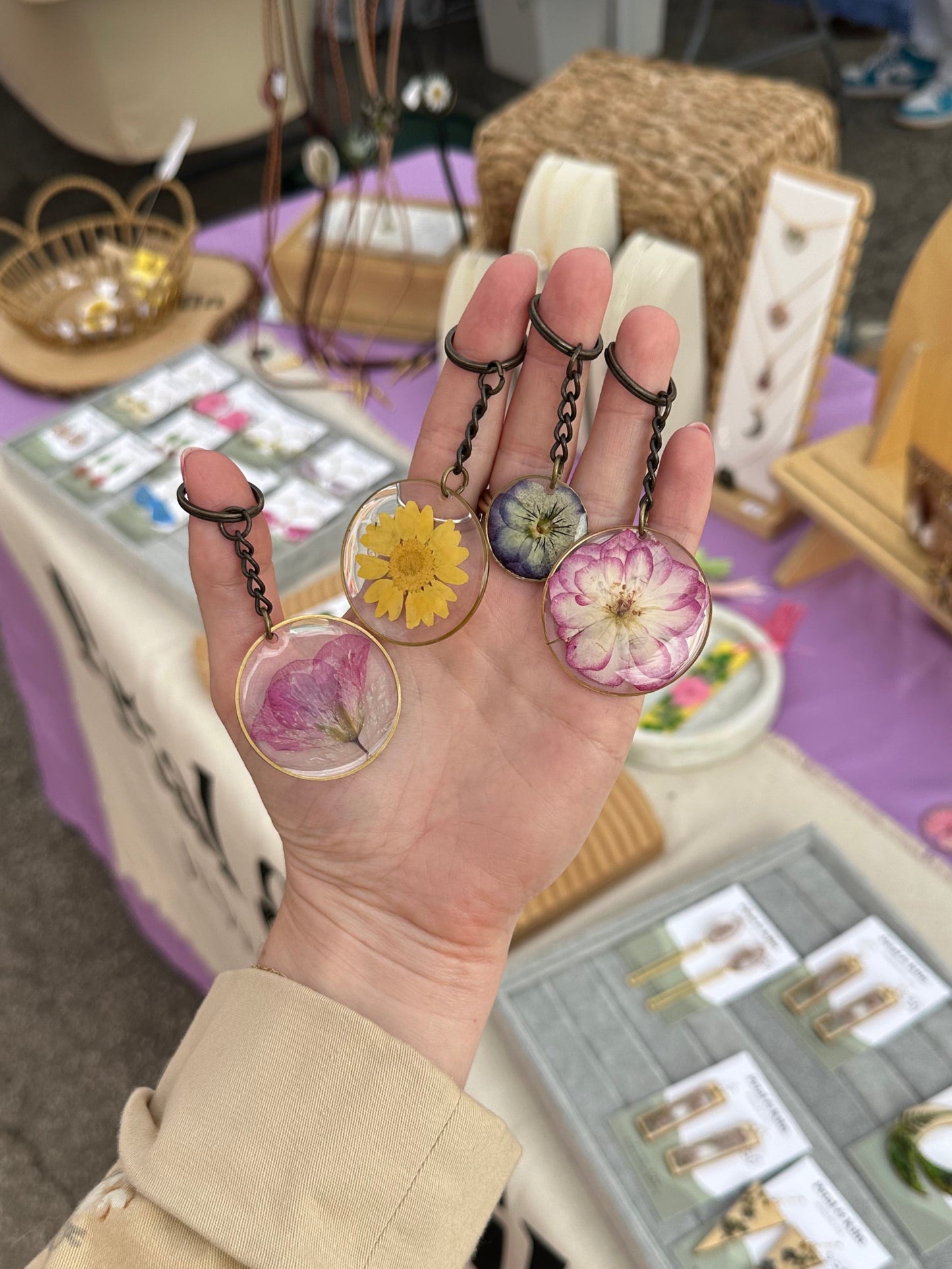 Floral Keychain