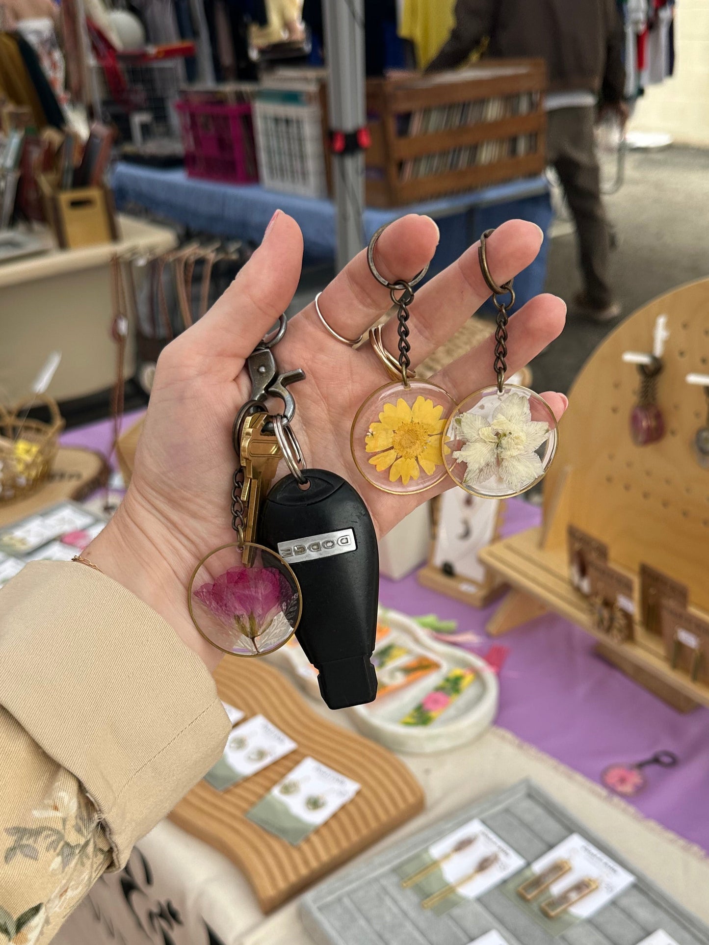 Floral Keychain
